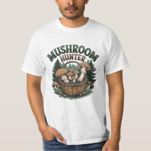 Camiseta Celebrar a Natureza com Designs de Fungos Divertid