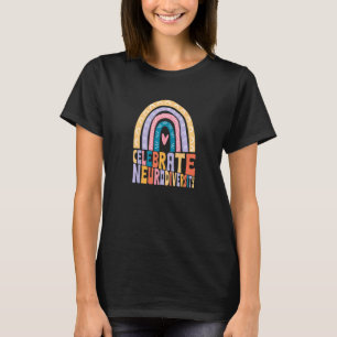 Camiseta Celebrar a Neurodiversidade Sensibilização para a