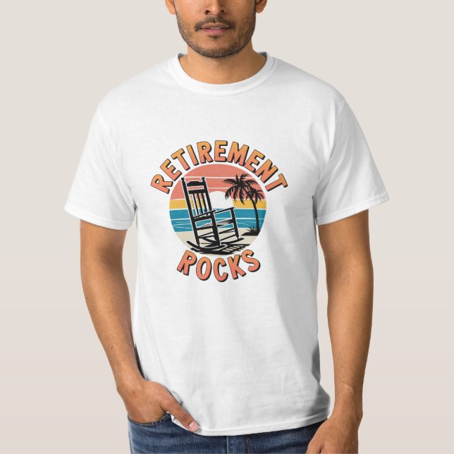 Camiseta Celebrar a vida aposentada com Designs únicos (Frente)