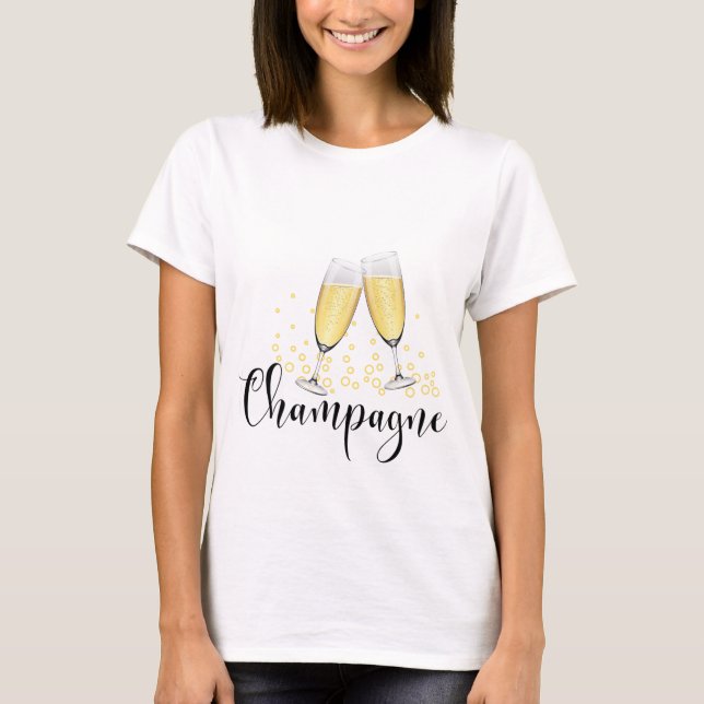 Camiseta Celebrar Com Champanhe (Frente)