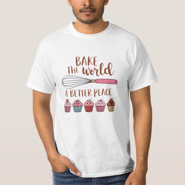 Camiseta Celebrar Comida com Arte Culinária (Frente)