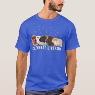 Camiseta Celebrar Diversão Pet Guiné Pet Guiné Pigs Lover C