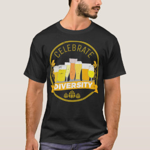 Camiseta Celebrar Diversidade Cervejas sabor cervejaria 1