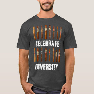 Camiseta Celebrar Diversidade Fumar Cigarros Fumar Fumar