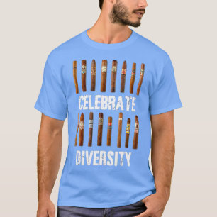 Camiseta Celebrar Diversidade Fumar Cigarros Fumar Fumar