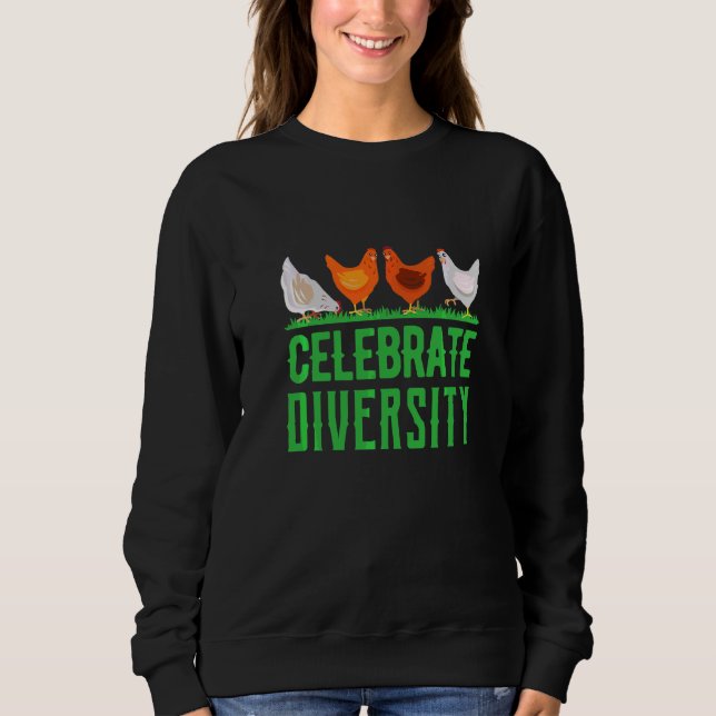 Camiseta Celebrar Diversidade Galinha de Frango 1 (Frente)