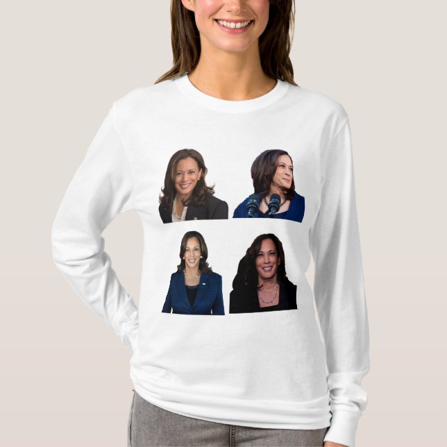 CAMISETA CELEBRAR E VOTAR A FAVOR DE KAMALA HARRIS (Frente)