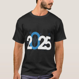 Camiseta Celebrar Estilo do Dia a Dia 2025 Novo ano Camiset