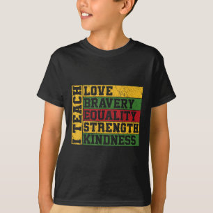 Camiseta Celebrar História Negra Mês I Ensina Histor Negra
