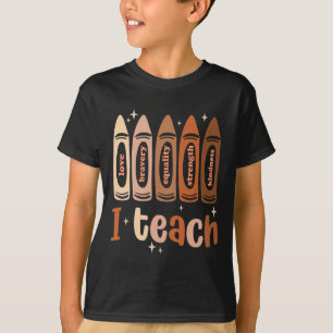 Camiseta Celebrar História Negra Mês I Ensina Histor Negra