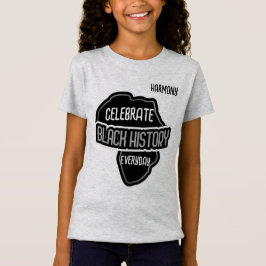 Camiseta Celebrar História Negra Todos os Dias