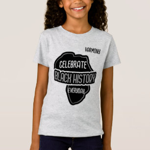 Camiseta Celebrar História Negra Todos os Dias