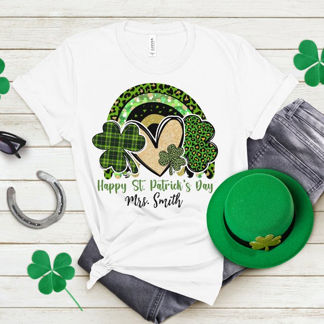 Camiseta Celebrar Luck & Love: Ruas personalizadas. Patrick (Criador carregado)
