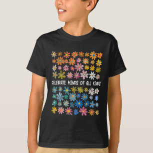 Camiseta Celebrar Mentes De Todos Os Tipos
