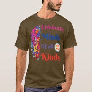 Camiseta Celebrar Mentes De Todos Os Tipos