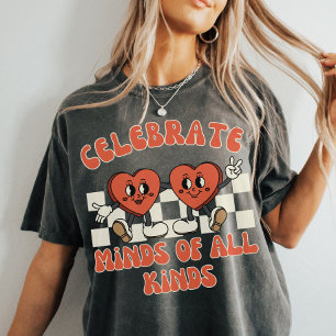 Camiseta Celebrar mentes de todos os tipos   Neurodiversida