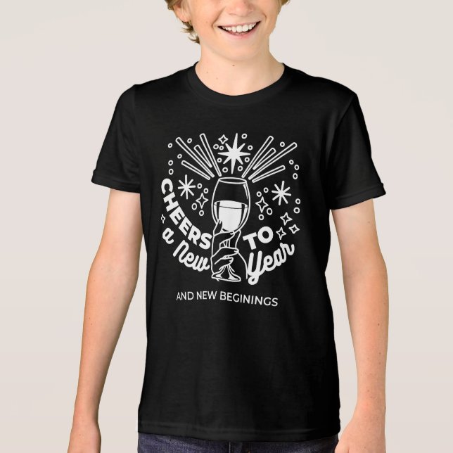 Camiseta Celebrar Nova Ilustração de Vidro de Começo (Frente)