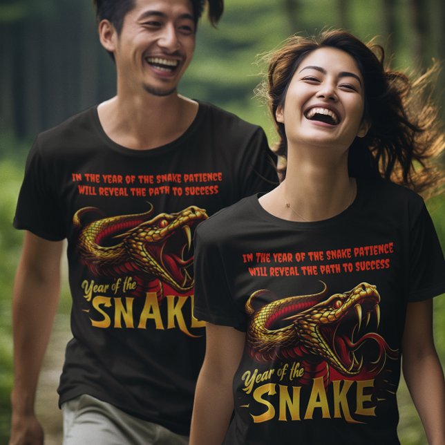Camiseta Celebrar o ano da cobra!2025 (Criador carregado)