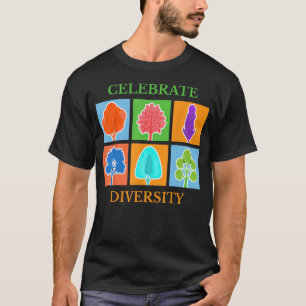 Camiseta Celebrar o arborista do jardineiro da Diversidade