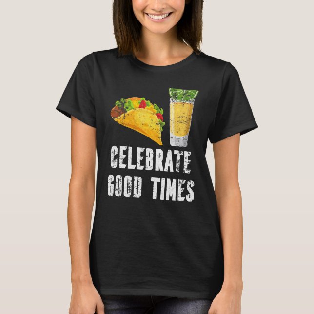 Camiseta Celebrar o Bom Dia Cinco de Mayo, que se aproxima  (Frente)