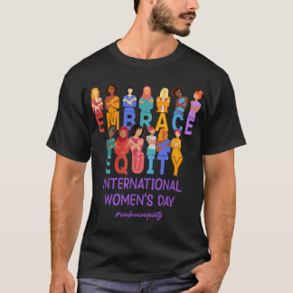 Camiseta Celebrar o Dia Internacional da Mulher no IWD, que