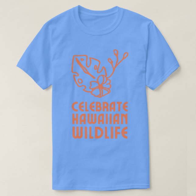 Camiseta Celebrar o diafragma havaiano (Frente do Design)