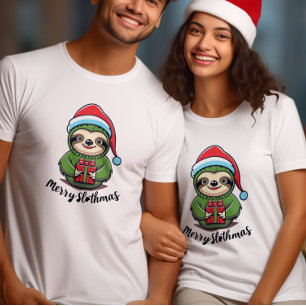 Camiseta Celebrar o espírito da Lama Mágica de Natal