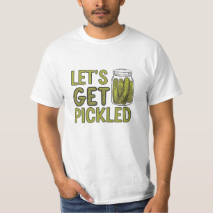 Camiseta Celebrar o humor da Comida com a Arte em Pickle