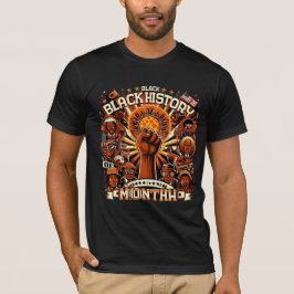 Camiseta Celebrar o Mês do Histórico Negro - design de Insp