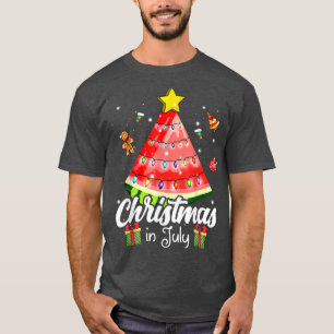 Camiseta Celebrar O Natal Em Julho Com Cristo De Melancia