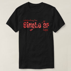Camiseta CELEBRAR O SOLTEIRO AF LIFE solteiros engraçados