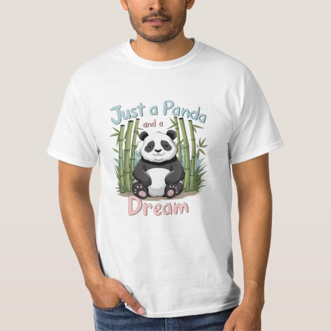 Camiseta Celebrar Panda Love com Designs únicos (Frente)