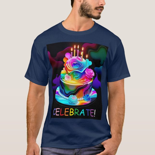 Camiseta Celebrar! Qualquer celebração! (Frente)