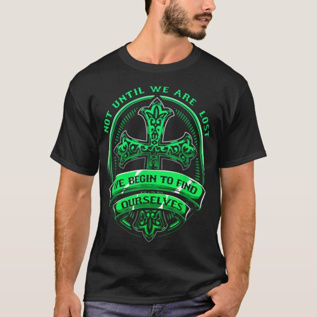 Camiseta Celebrar Recuperação de Roupa de Cotação Cruzada C (Frente)