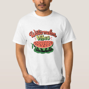 Camiseta Celebrar Víblias de Verão com Arte de Melancia