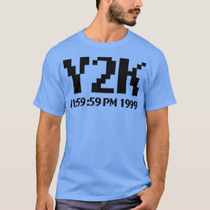 Camiseta Celebrar Y2K sobrevivendo à catástrofe do Inseto Y