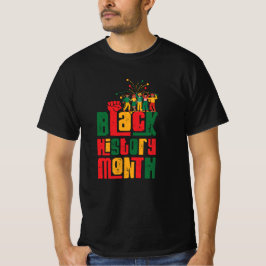 Camiseta Celebrate Black History Month with Pride