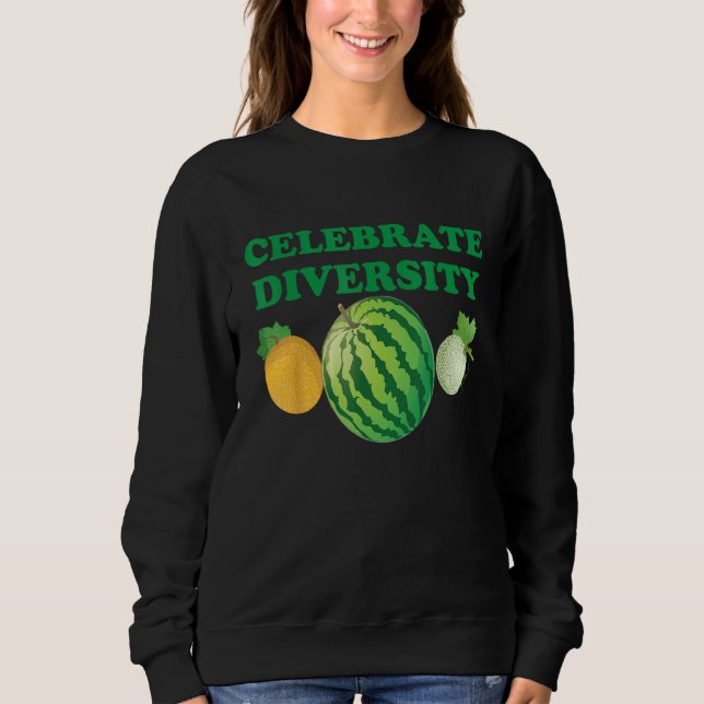 Camiseta Celebrate Diversity Melons  Juicy Melon Fruit (Frente)