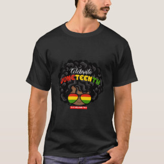 Camiseta Celebrate Junenth S Certified Black Owned Business