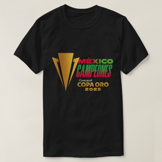 Camiseta celebrate mexico gold cup victory (Frente do Design)