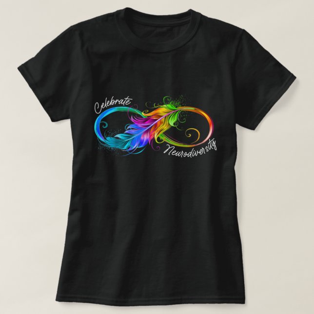 Camiseta Celebrate Neurodiversity ADHD Deserve Appreciation (Frente do Design)