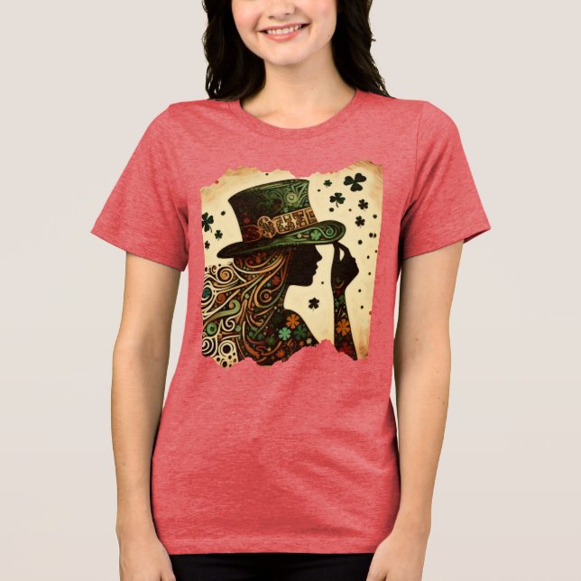 Camiseta Celebrate with the T-shirt: Irish fortune on St. P (Frente)