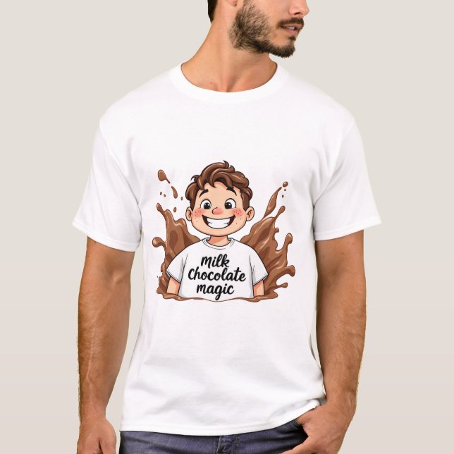 Camiseta  Celebrate World Chocolate Day with Our Chocoholic (Frente)
