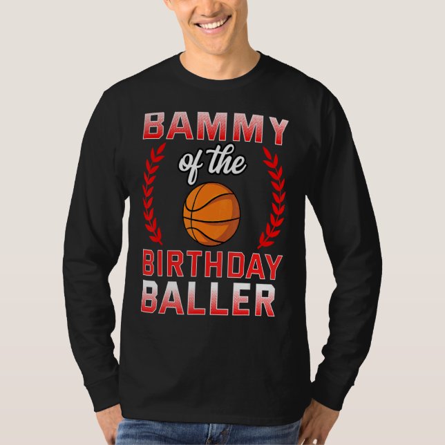 Camiseta Celebrato De Bâmane Do Baile De Basquete De Aniver (Frente)
