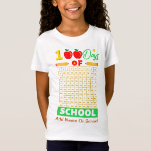 Camiseta Celebre 100 Dias de Escola com uma Contagem Divert