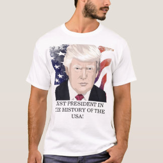 Camiseta Celebre a América e o Presidente Trump #33