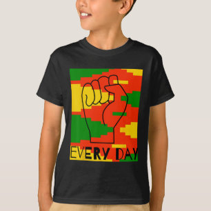 Camiseta Celebre a Cultura Negra Afro-Americana Mês da Hist