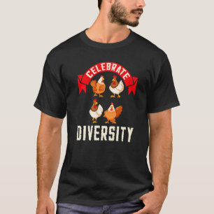 Camiseta Celebre a Diversidade de Frango