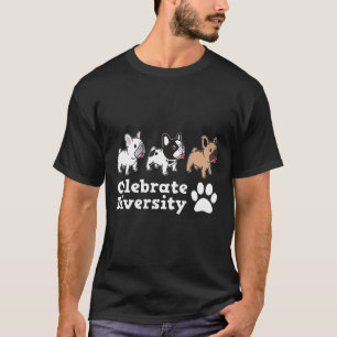 Camiseta Celebre a Diversidade Presente Divertido e Fofo pa