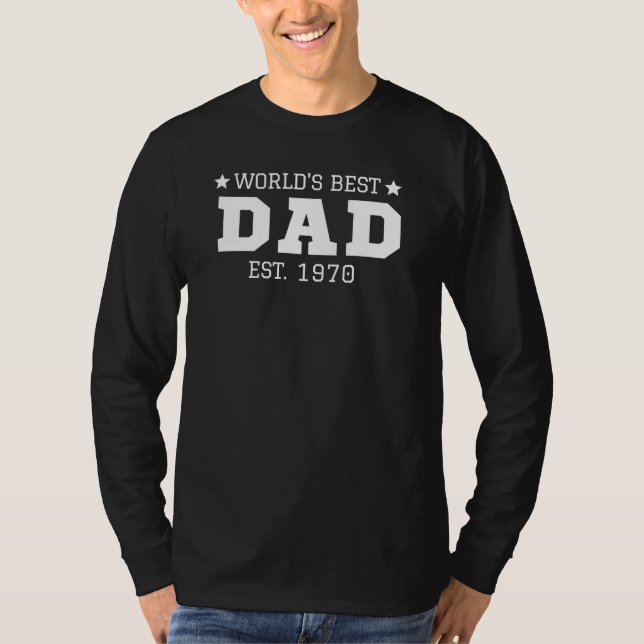 Camiseta Celebre a paternidade com nosso melhor Pai do mund (Frente)